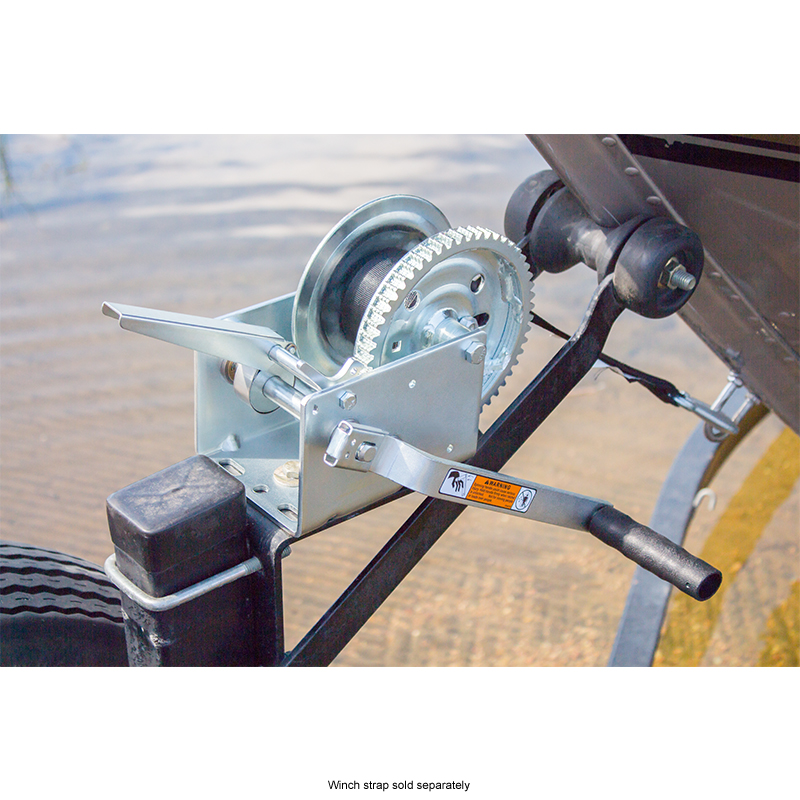 DL2000AB Pulling Winch | Plated | 2-Speed | Brake #4