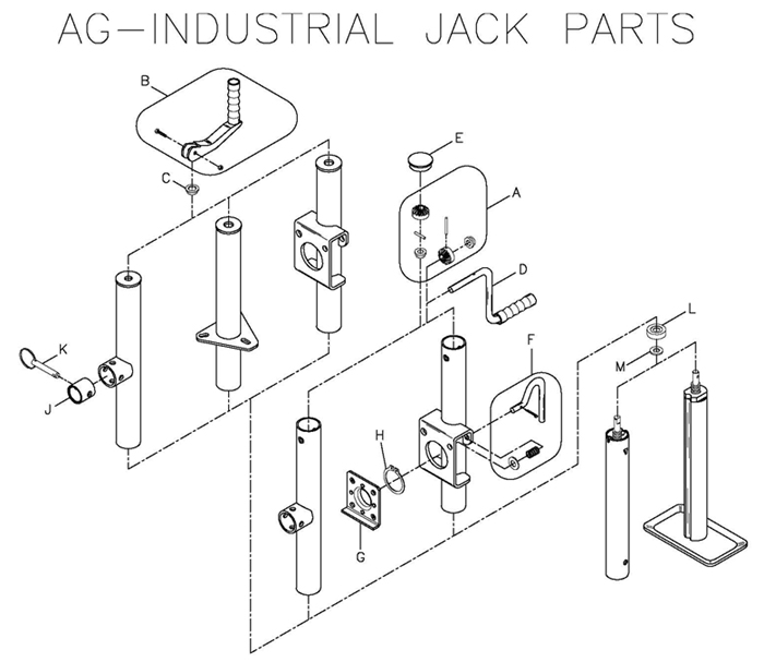 Tongue Jacks Repair Parts Dutton Lainson Company