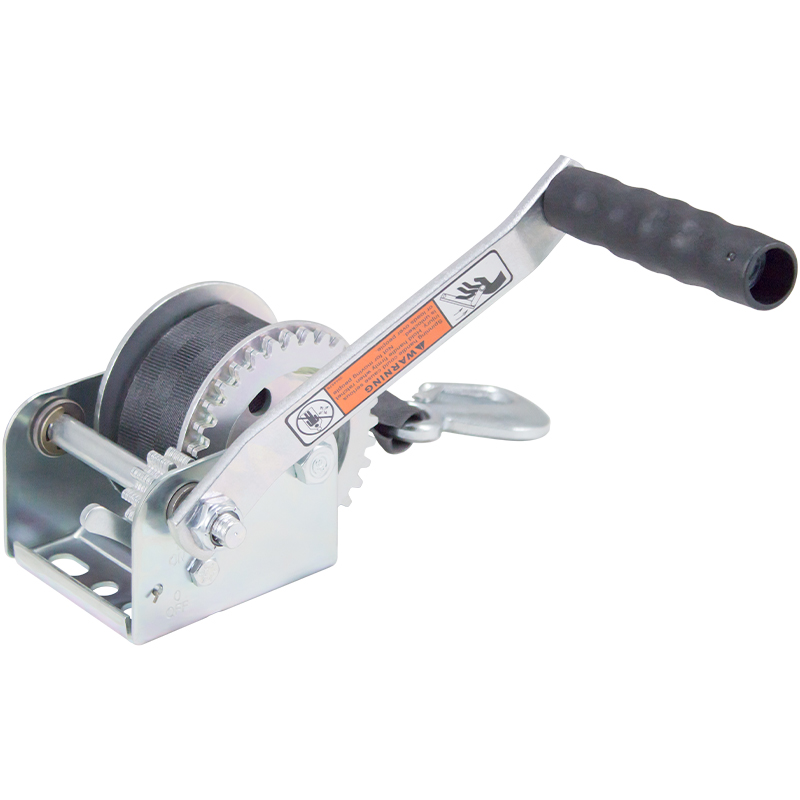 DL900A Pulling Winch | Plated | 15 ft. Strap
