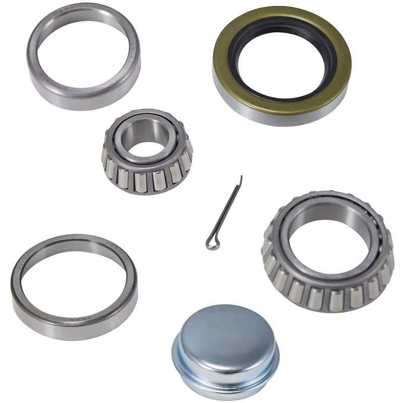 pack of one circlip and dust cap febi bilstein 40014 Wheel Bearing Kit with axle nut 
