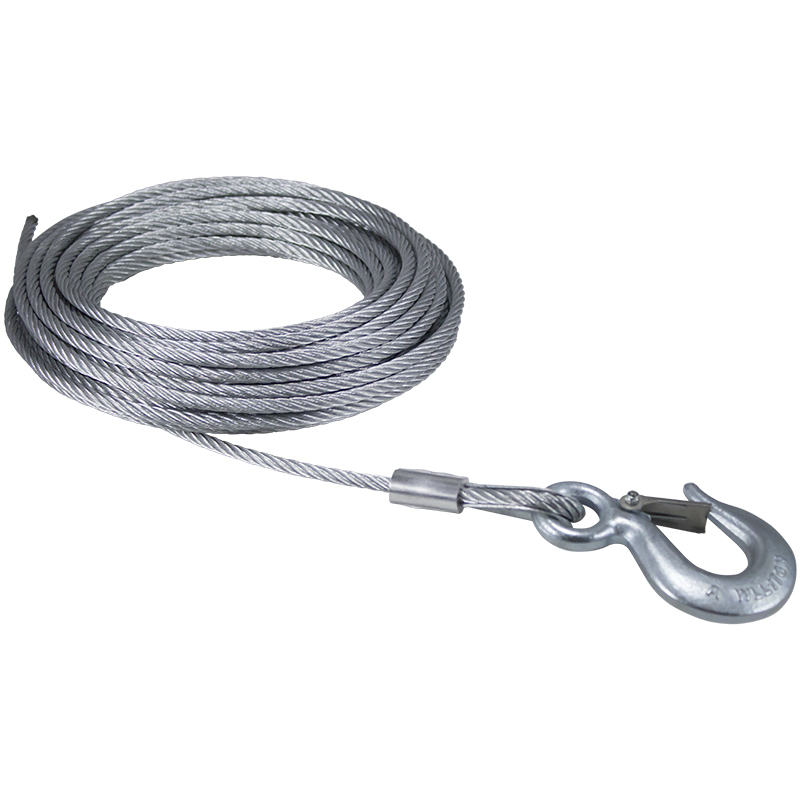6524 Winch Cable and Hook | 1/4 in. x 50 ft.
