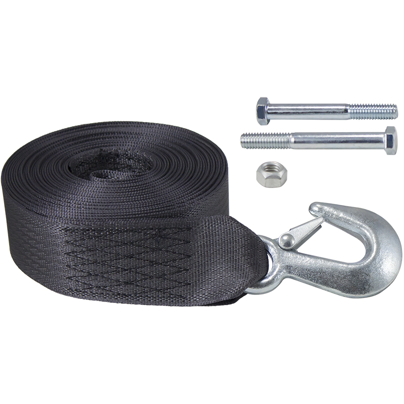 6250 Heavy Duty Winch Strap and Hook | 25 ft.
