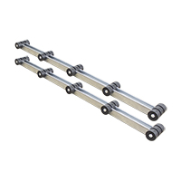 6387 Roller Bunks Pair | Deluxe Style | 4 ft.