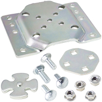 6808 Jack Swivel Plate Kit | 4-bolt | 1/2 in. Pin