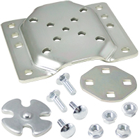 6808 Jack Swivel Plate Kit | 4-bolt | 3/8 in. Pin