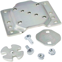 6809 Jack Swivel Plate Kit | 2-bolt | 3/8 in. Pin