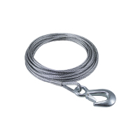 6210 Winch Cable and Hook | 3/16 in. x 25 ft.