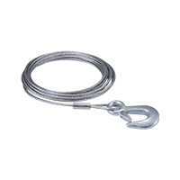 6360 Winch Cable and Hook | 3/16 in. x 20 ft.