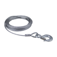 6520 Winch Cable and Hook | 1/4 in. x 25 ft.