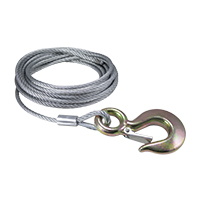 6522 Winch Cable and Hook | 5/16 in. x 25 ft.