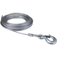 6524 Winch Cable and Hook | 1/4 in. x 50 ft.