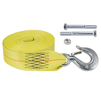 6552 Extra Heavy Duty Winch Strap and Hook | 20 ft