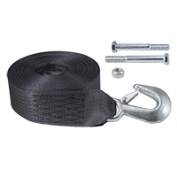 6250 Heavy Duty Winch Strap and Hook | 25 ft.