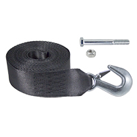 6542 Extra Heavy Duty Winch Strap and Hook | 20 ft