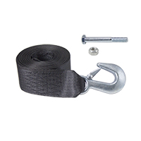6148 Winch Strap and Hook | 15 ft.