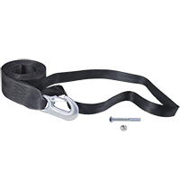 6147 Winch Strap and Hook | 12 ft. with Loop | PWC