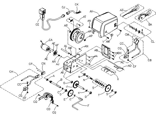 SA9005DC ELECTRIC WINCH(BALE SPIKE)