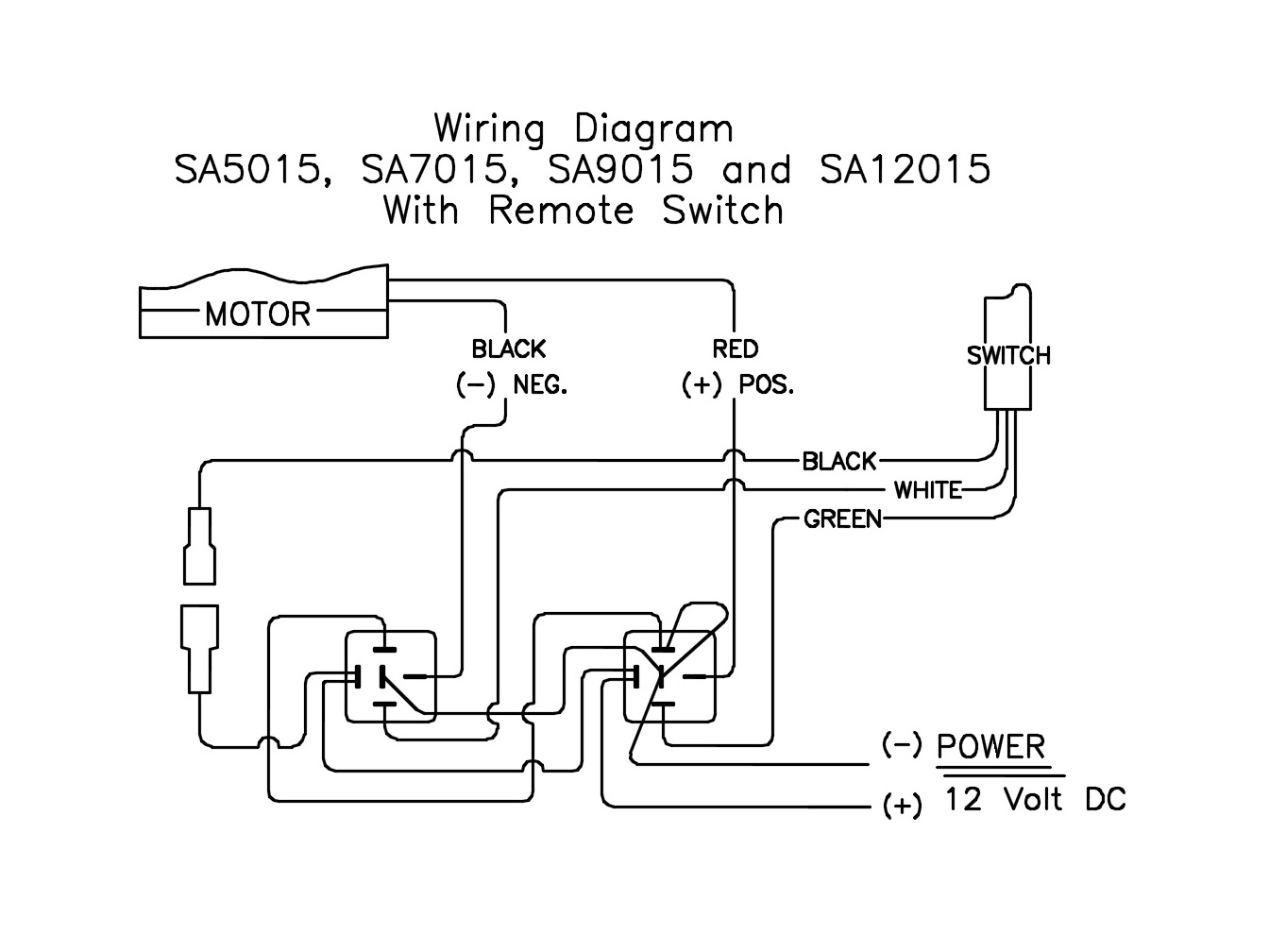 12 Volt DC Winches with Remote Switch Manual | Dutton  